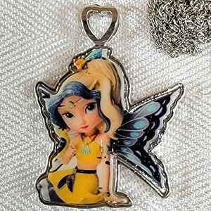 Butterfly Fairy Pendant Necklace